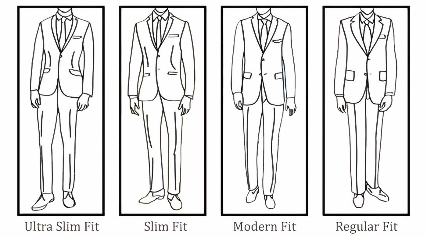 Decoding Suit Fits: Ultra Slim vs. Slim vs. Modern vs. Regular - Find Your Perfect Style - Upscale Men's Fashion