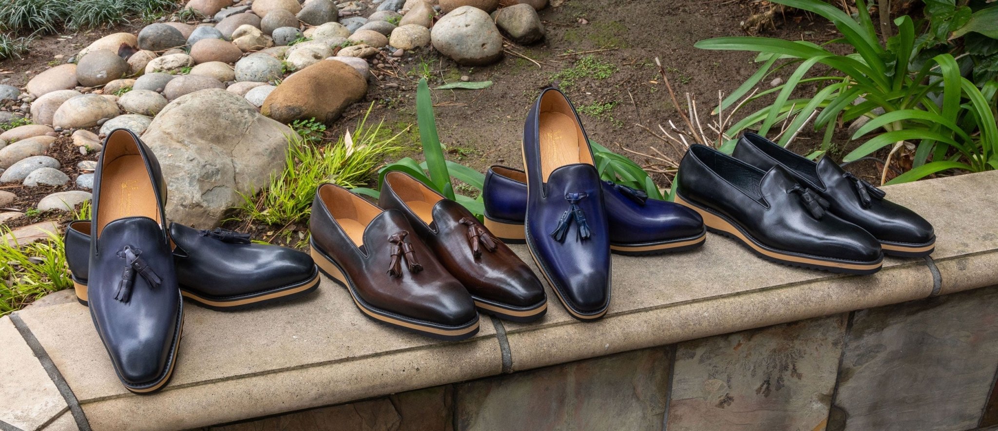 Calfskin Slip-On Tasseled Loafer Grey - Upscale Men's Fashion