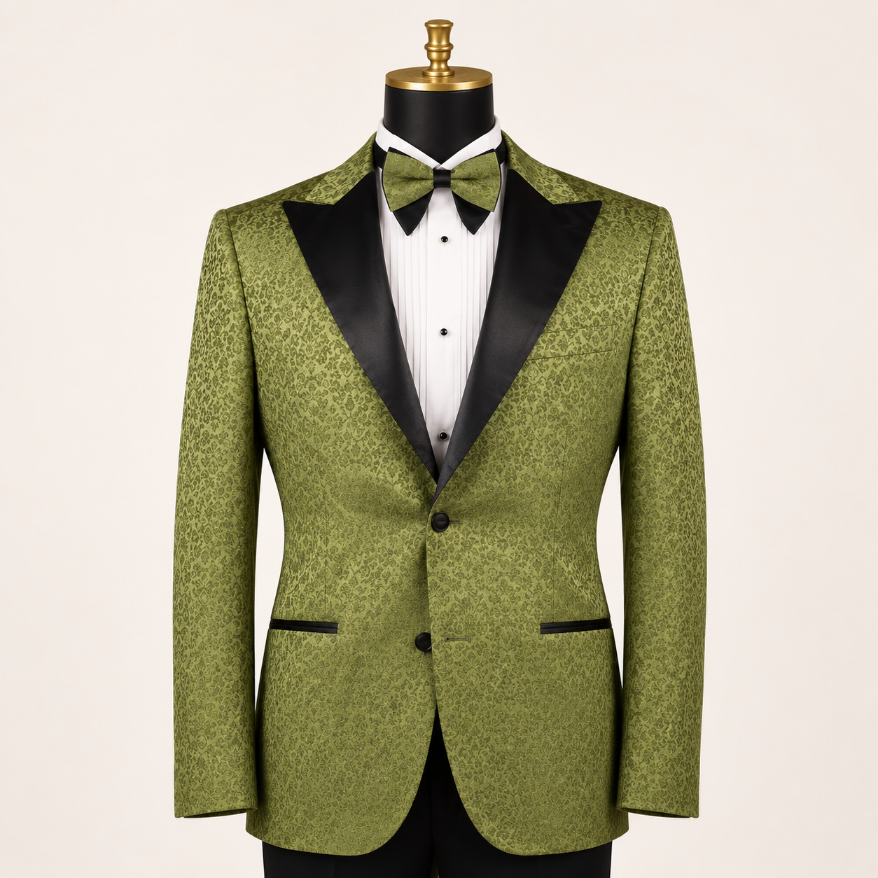 Men's Pesto Floral Jacquard Regular Fit Dinner Jacket – Fiorenzo Collection