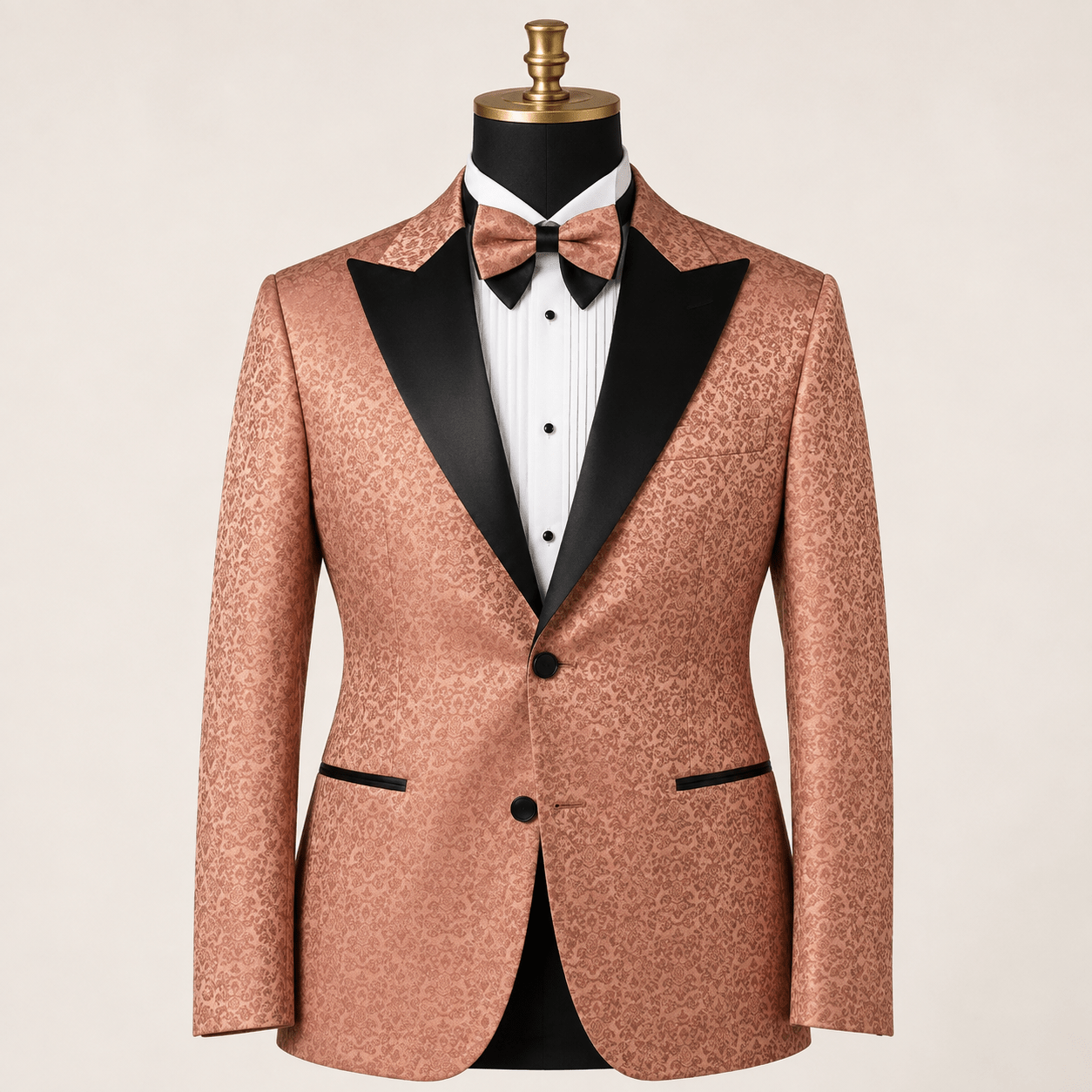 Men's Clay Floral Jacquard Regular Fit Dinner Jacket – Fiorenzo Collection - Upscale Men's Fashion