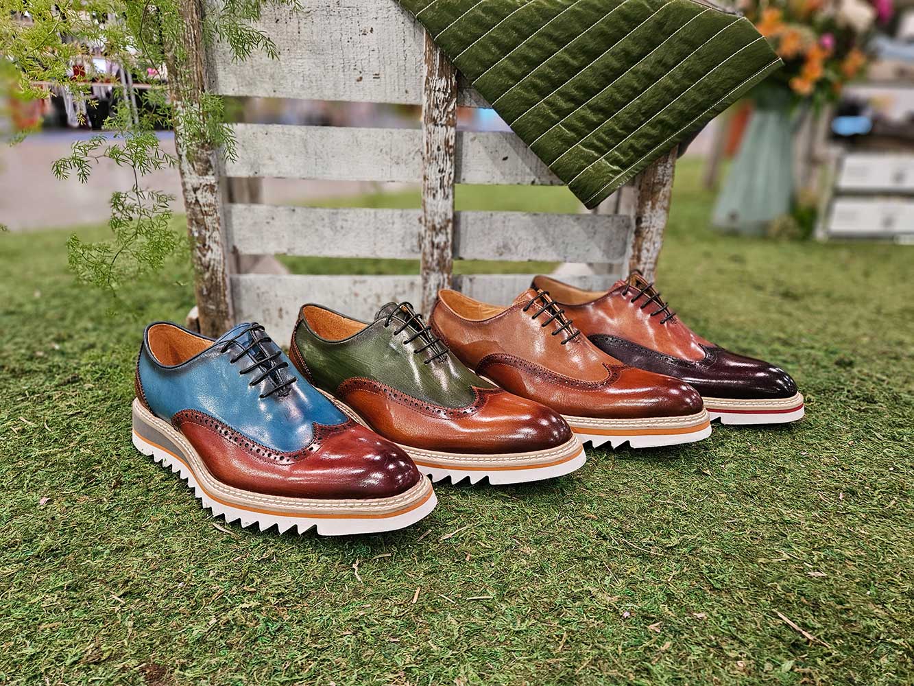 Gorgeous Two Tone Oxford Wingtip - Upscale Men's Fashion