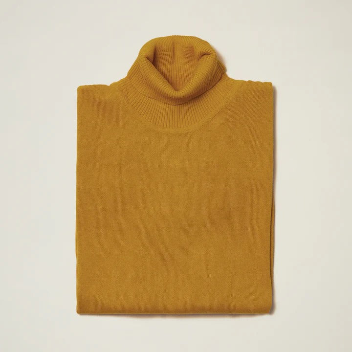 Men's Turtleneck Sweater color Gold