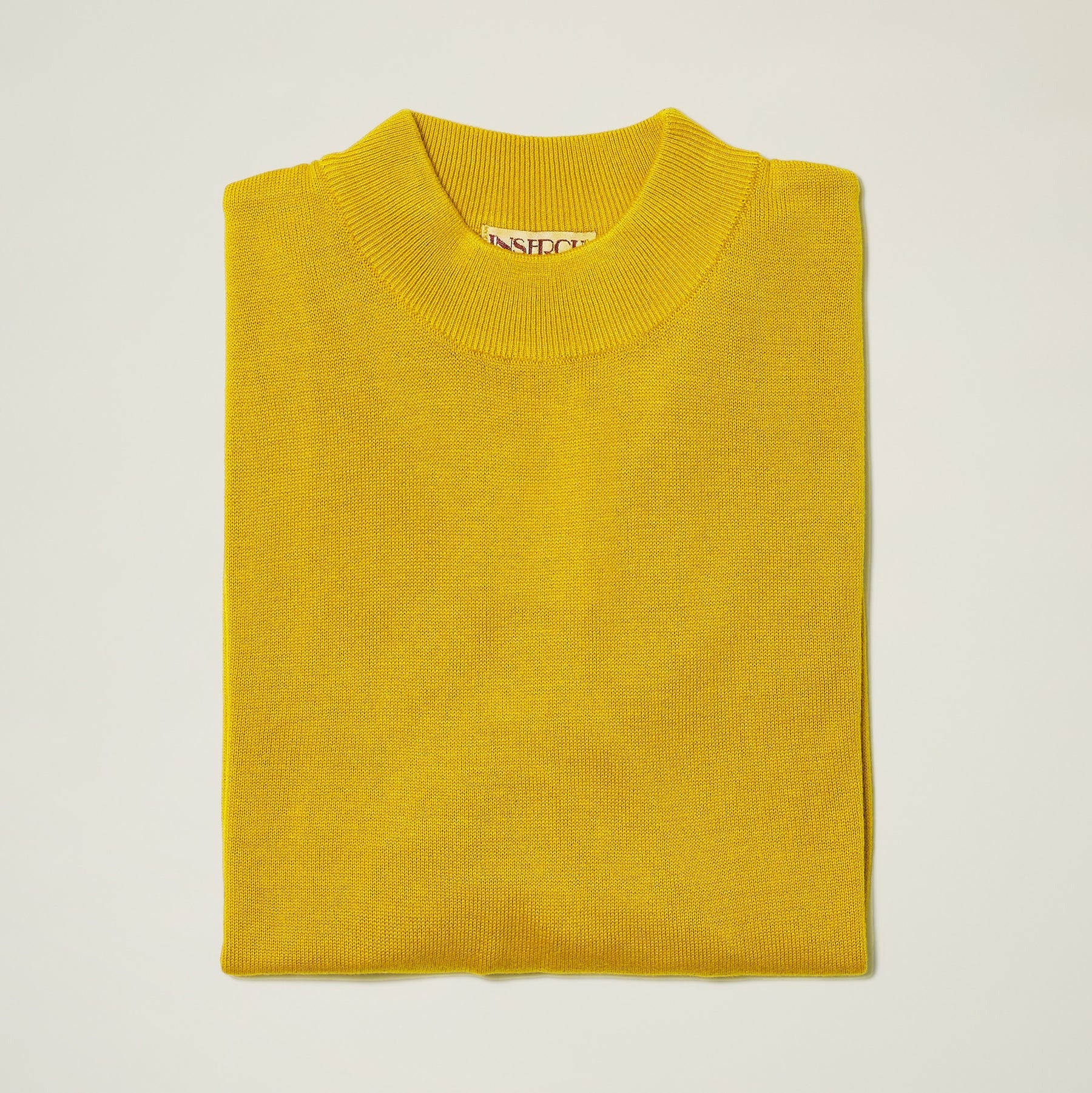 Mock Neck Sweater color Super Limon