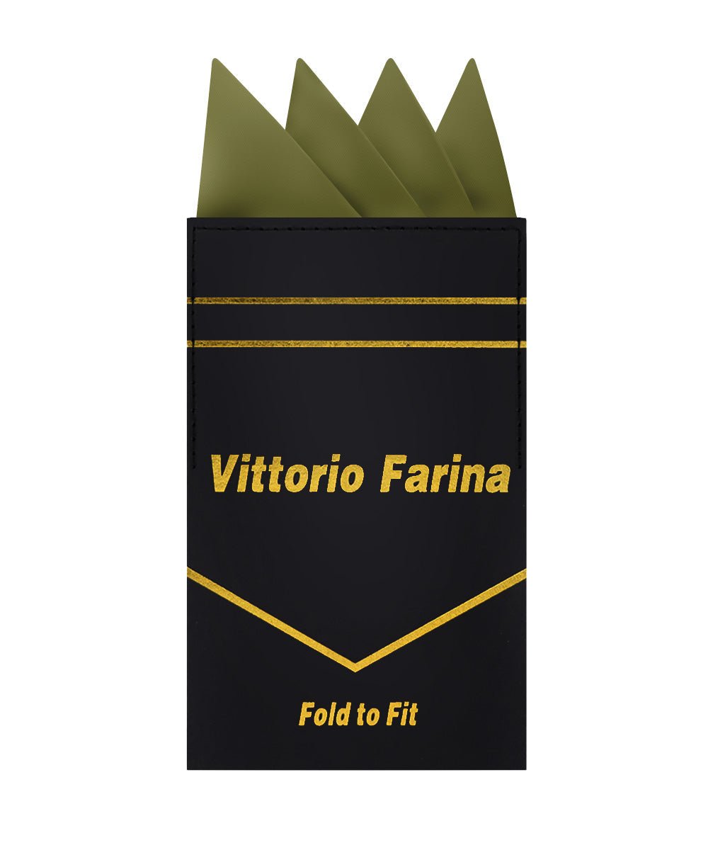 Vittorio Farina Men's Pre-Folded Pocket Square: Four-Point - Upscale Men's Fashion