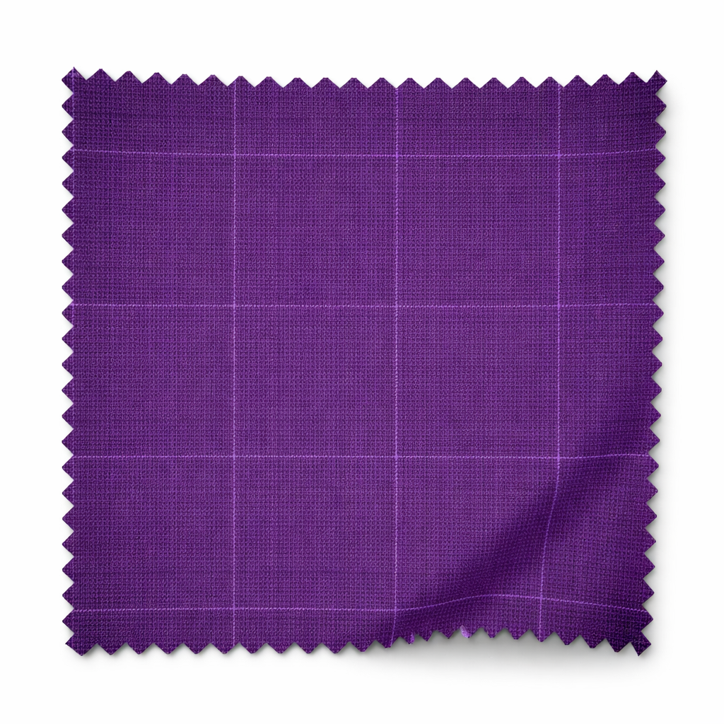 Purple Executive Fit Glen Plaid 3-Piece Suit – Dominare Collection