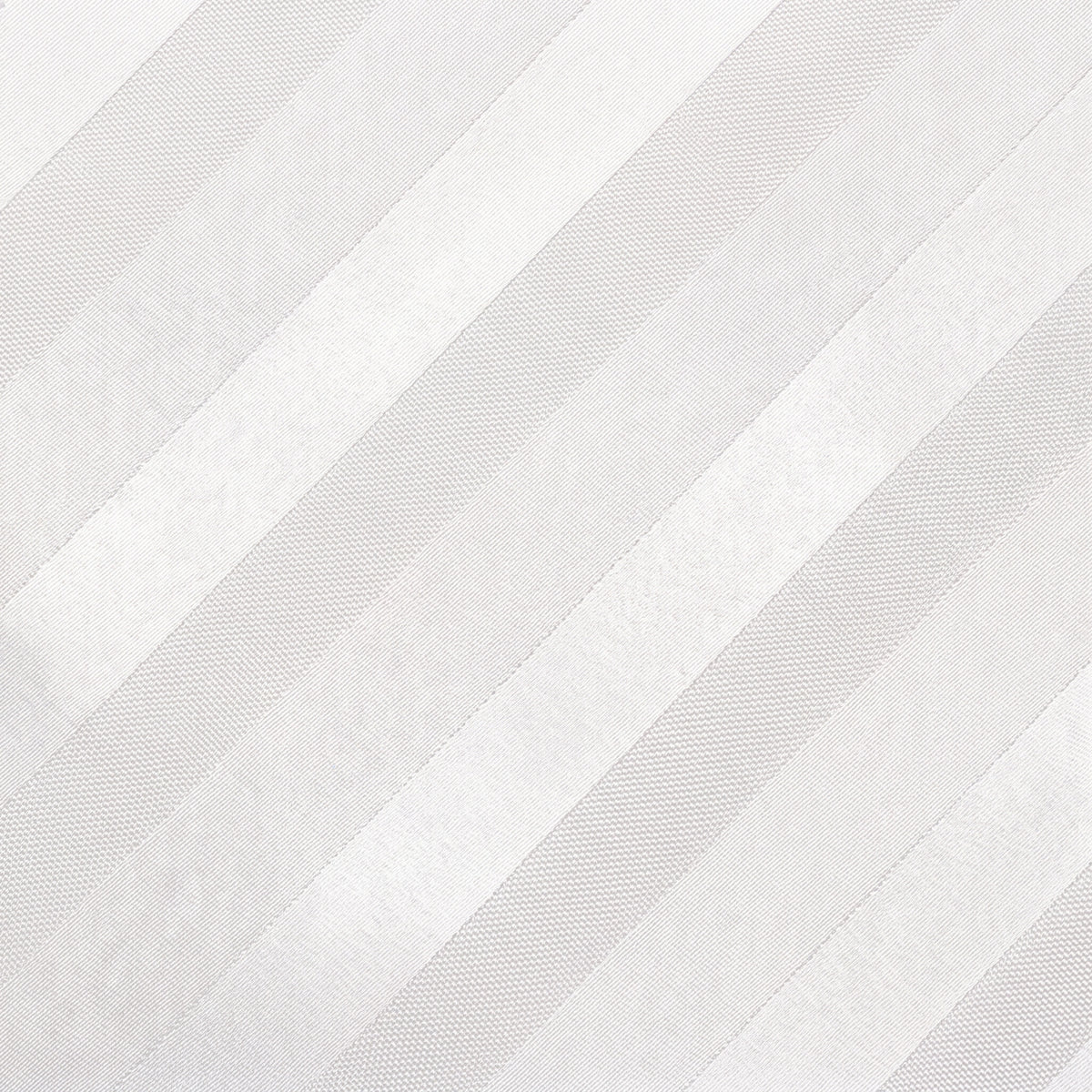 Stacy Adams Liam white tonal stripe tie and pocket square set – fabric swatch