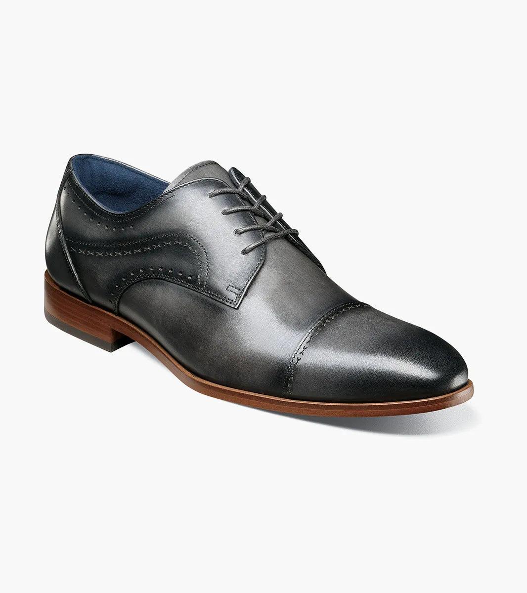 grey stacy adams dress shoes Men's Bryant Cap Toe Oxford in Gray Modified for additional eye Color:SKY BLUE Luxury Tailored to Perfection: christian dior black dress