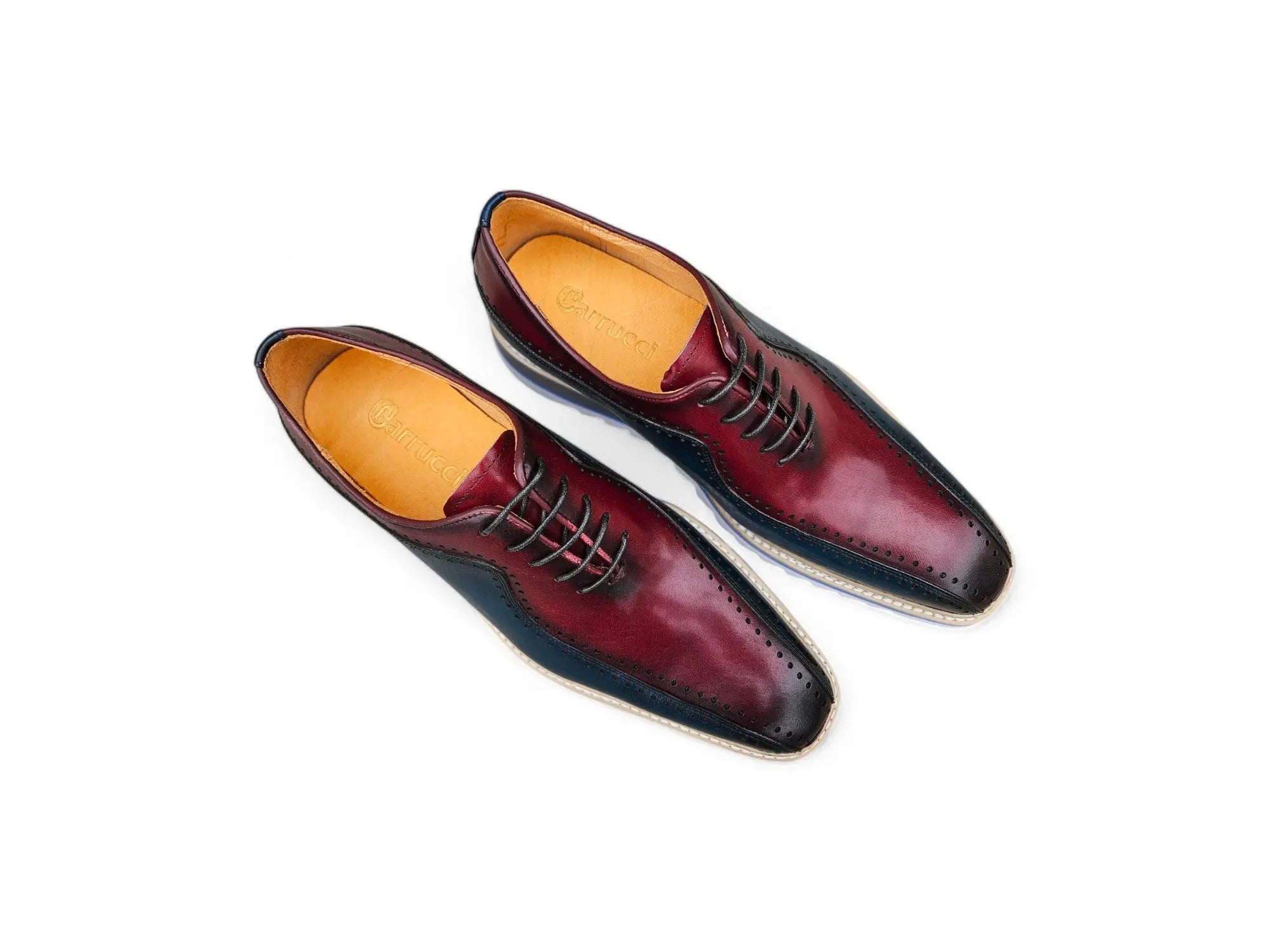 Stylish Two-Tone Brogue Oxford