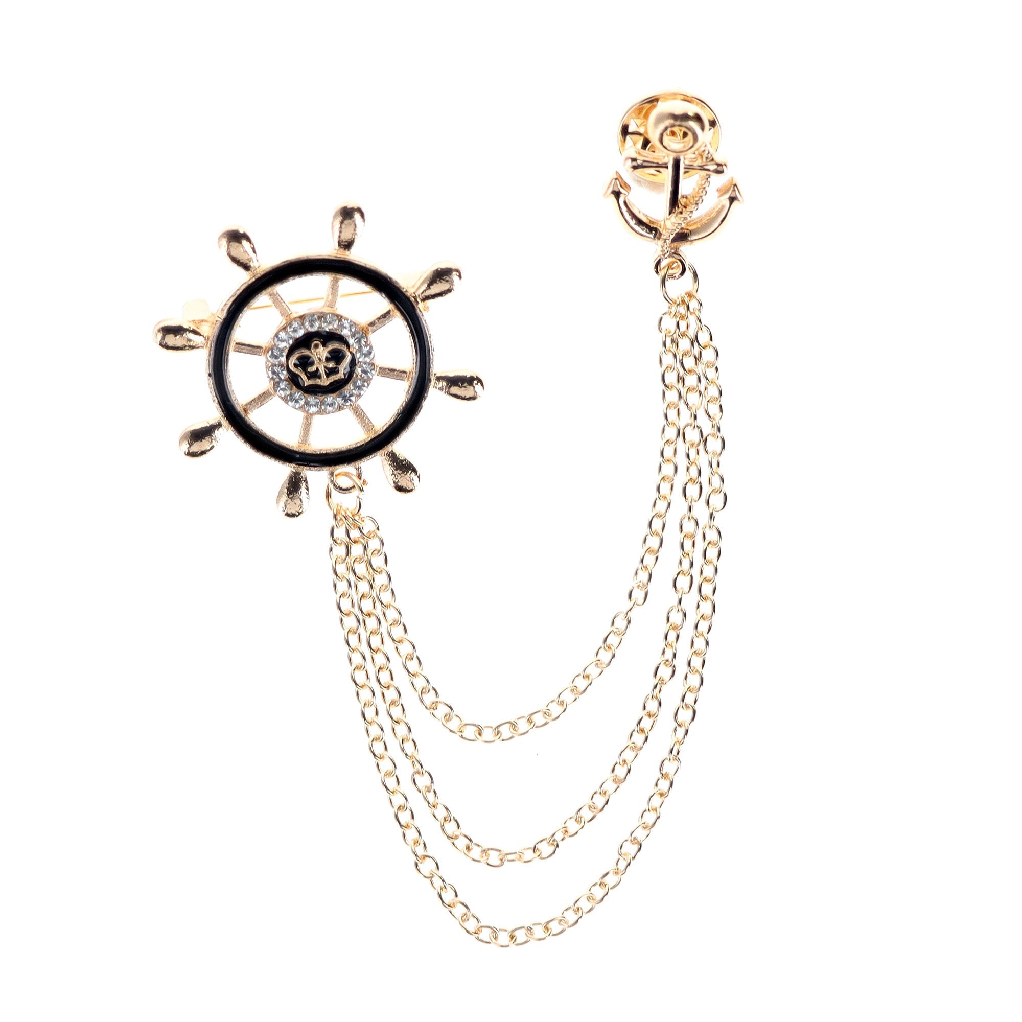 Vittorio Vico Men's Design Brooch in Gift Box