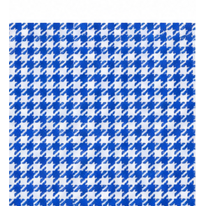 Blue houndstooth shirt fabric swatch
