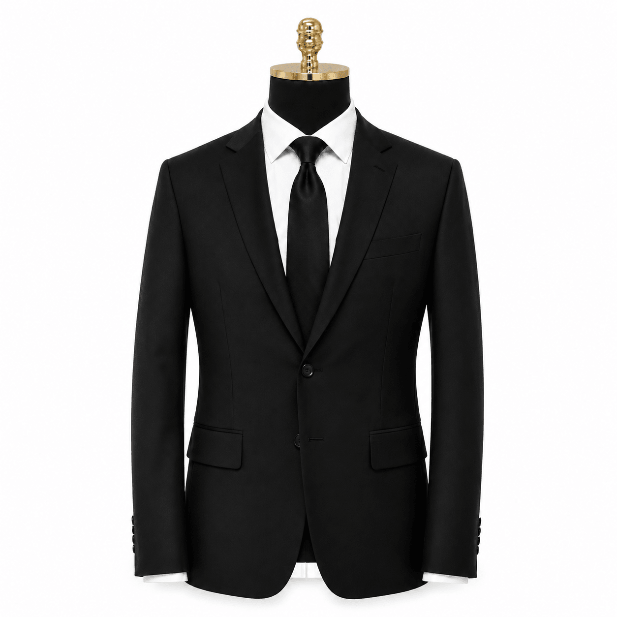 Ferera Collection Men's Black Modern Fit Suit Jacket - Upscale Men's Fashion