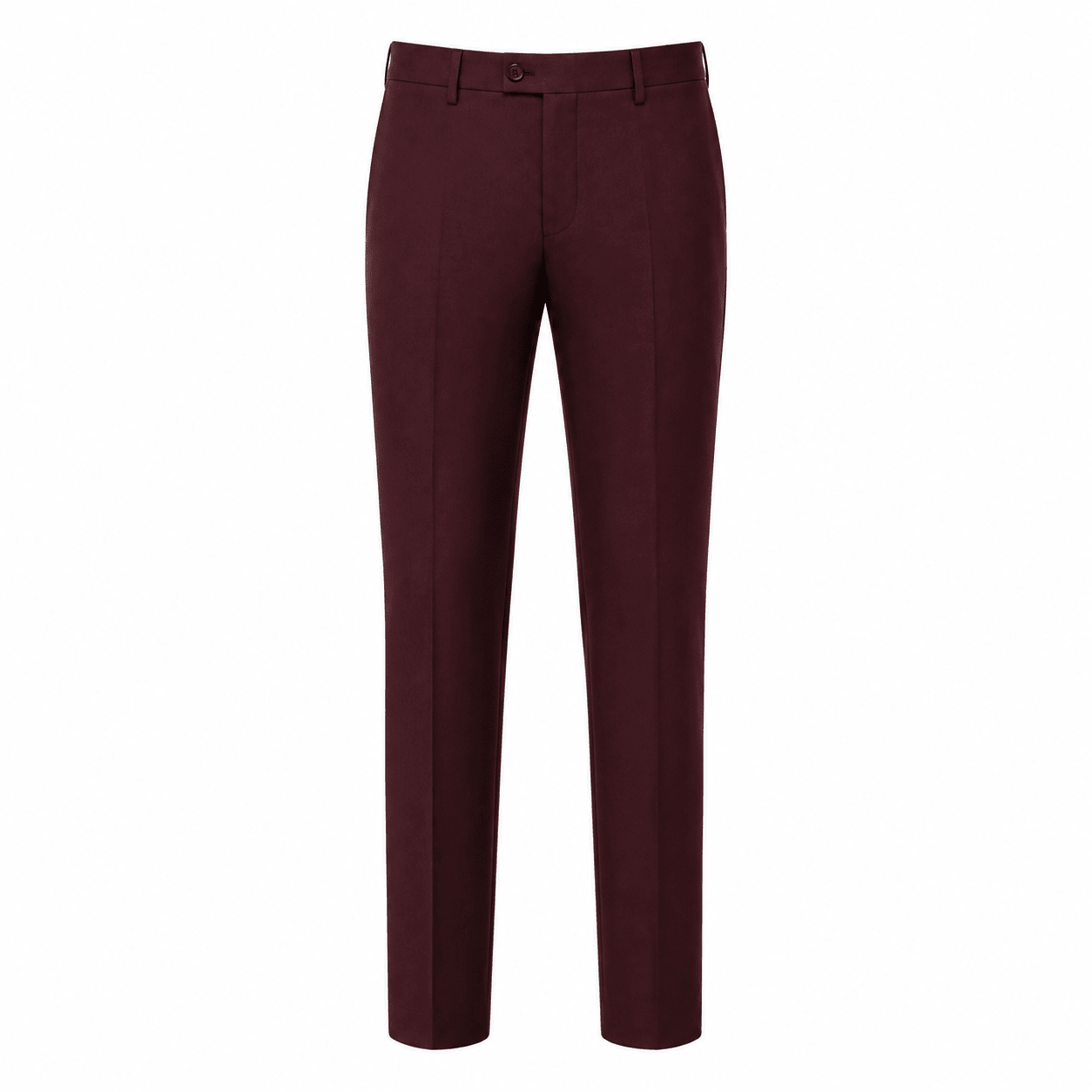 Ferera Collection Men's Burgundy Modern Fit Suit Pants - Upscale Men's Fashion