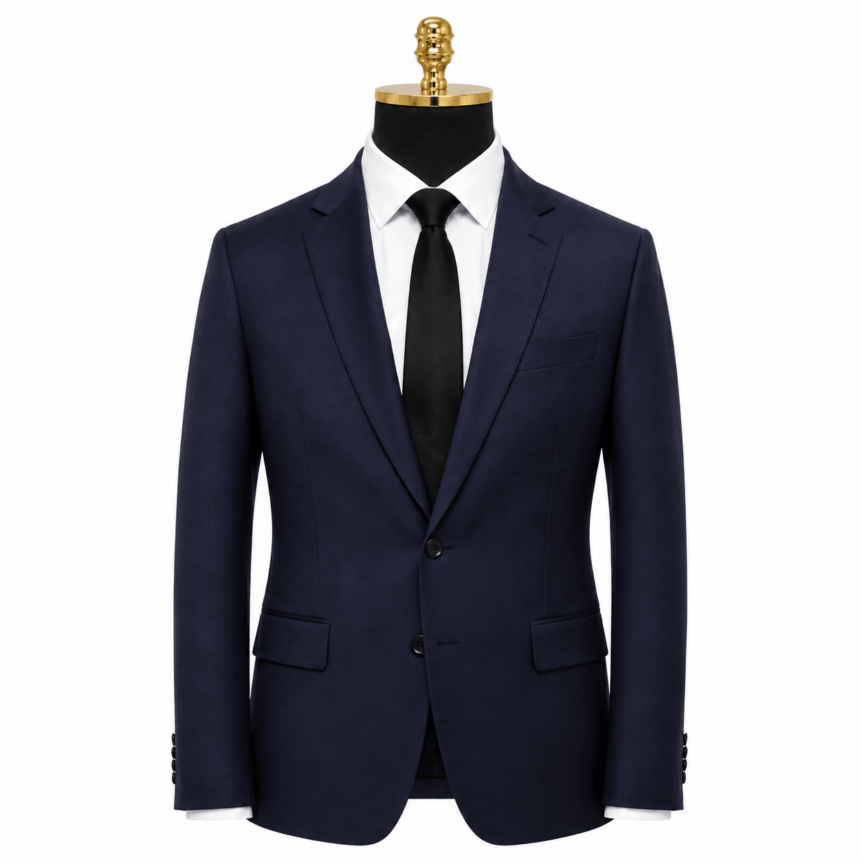 Ferera Collection Men's Navy Modern Fit Suit Jacket - Upscale Men's Fashion