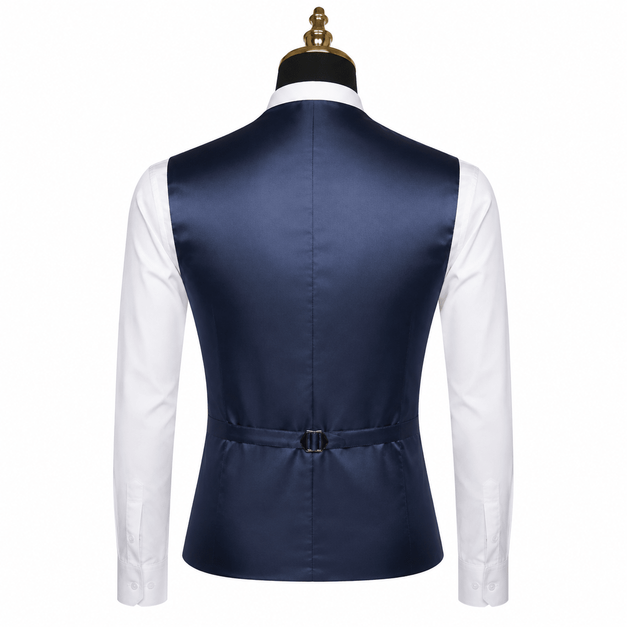 Ferera Collection Men's Navy Slim Fit Suit Vest - Upscale Men's Fashion