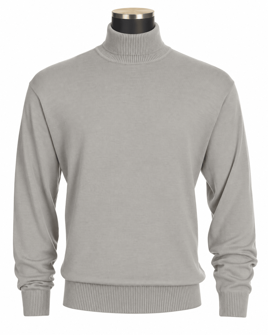 Men's Turtleneck Sweater color Gray - Upscale Men's Fashion