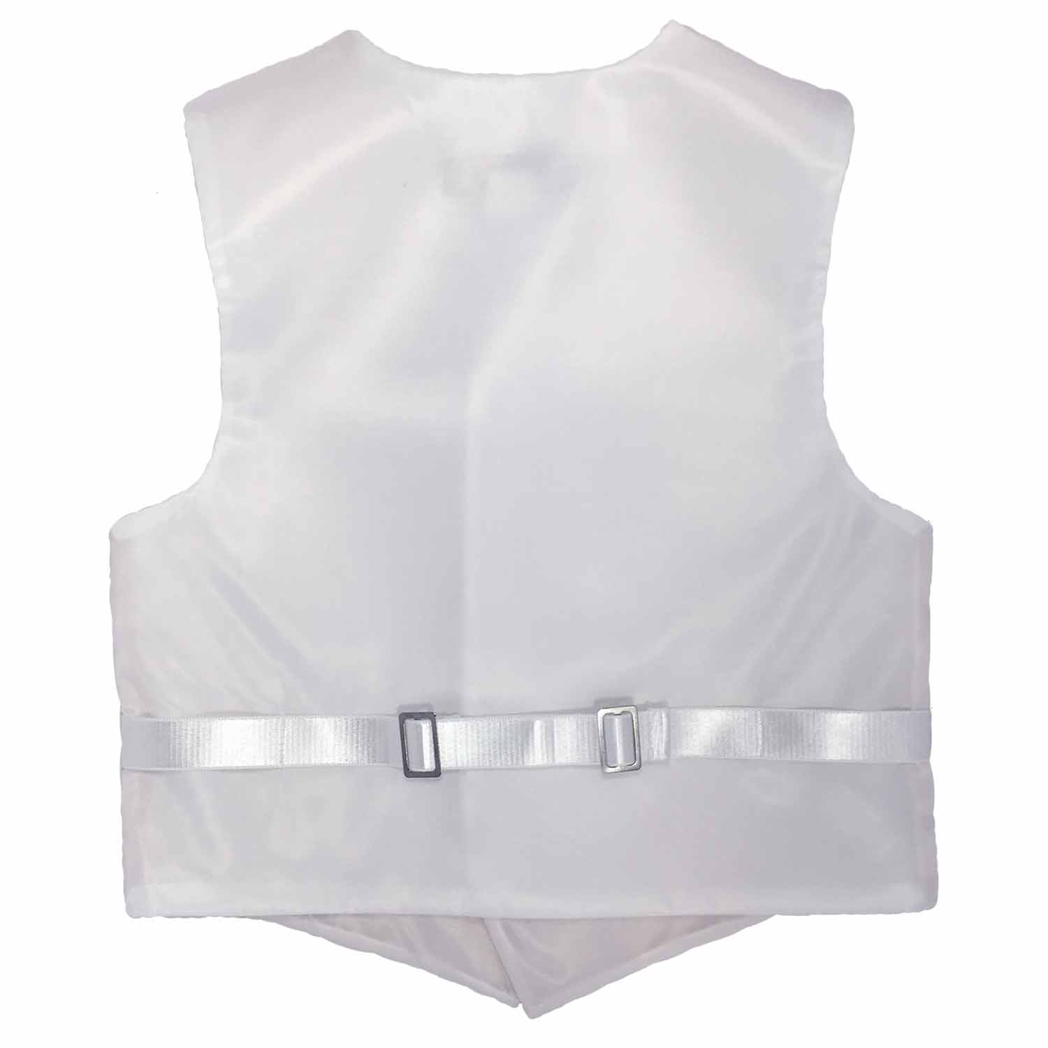Men’s dusty blue satin formal vest – additional view