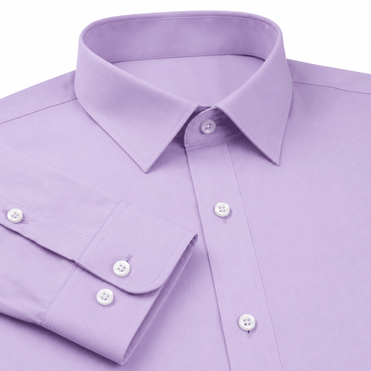 Slim Fit Dress Shirt, Lavender - Upscale Men's Fashion