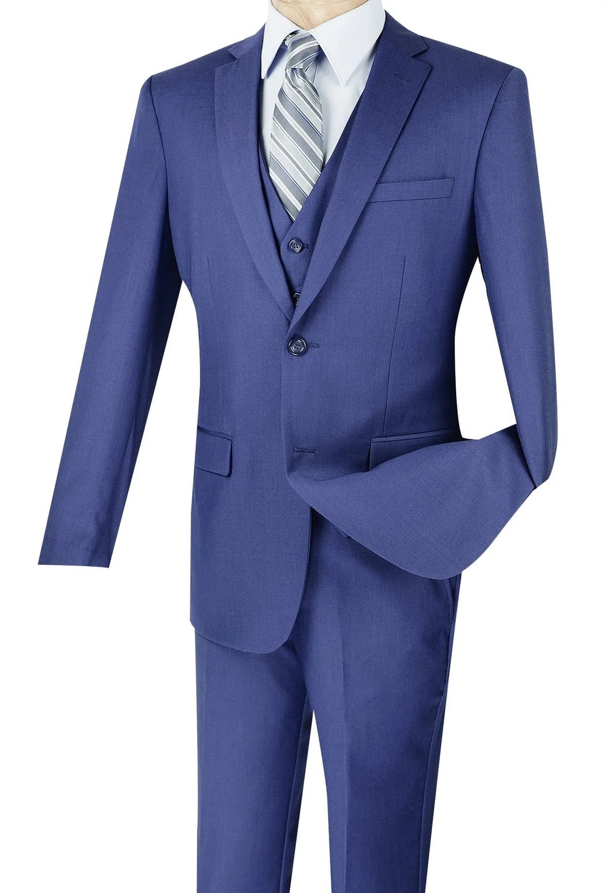 Metropolitan Collection – Indigo Slim Fit 3-Piece Suit