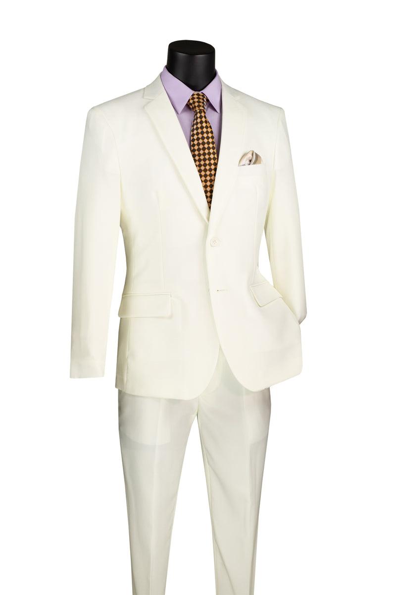 Ivory two-piece suit