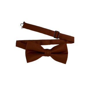 Men's Auburn solid satin pre-tied bow tie