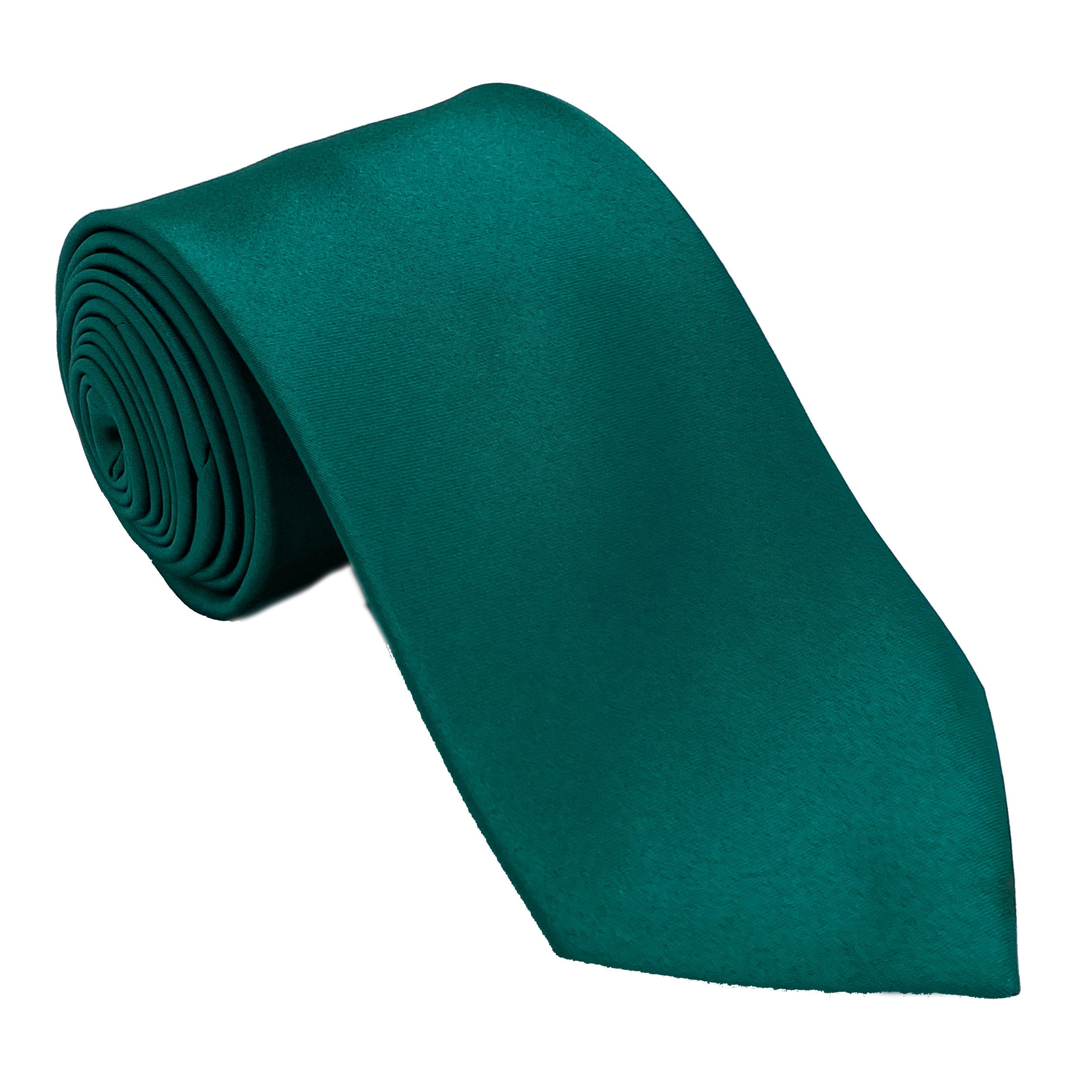 Men's Jade satin self-tie necktie