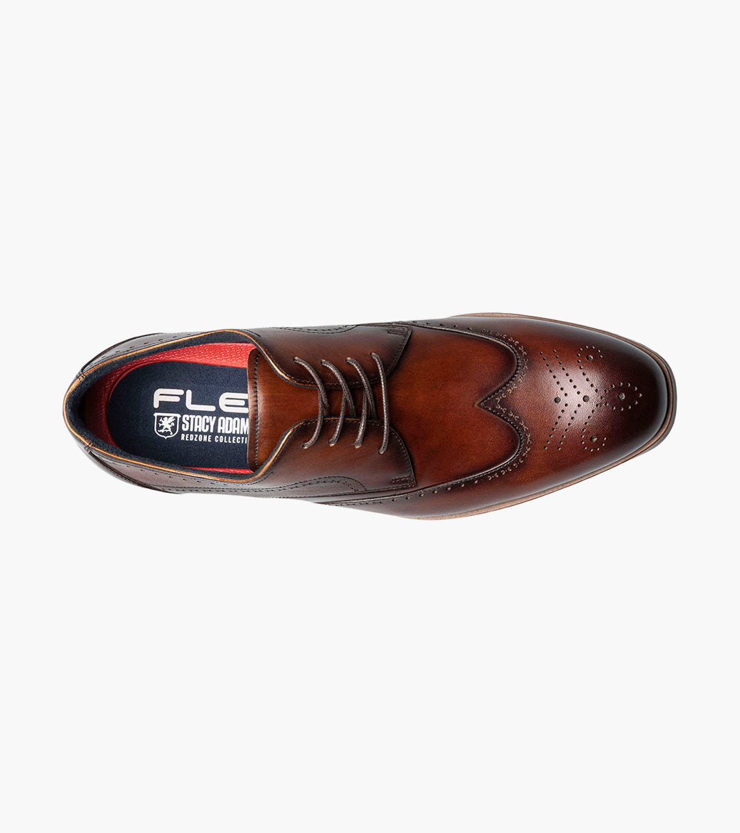 Stacy Adams Brayden brown wingtip Oxford view 6