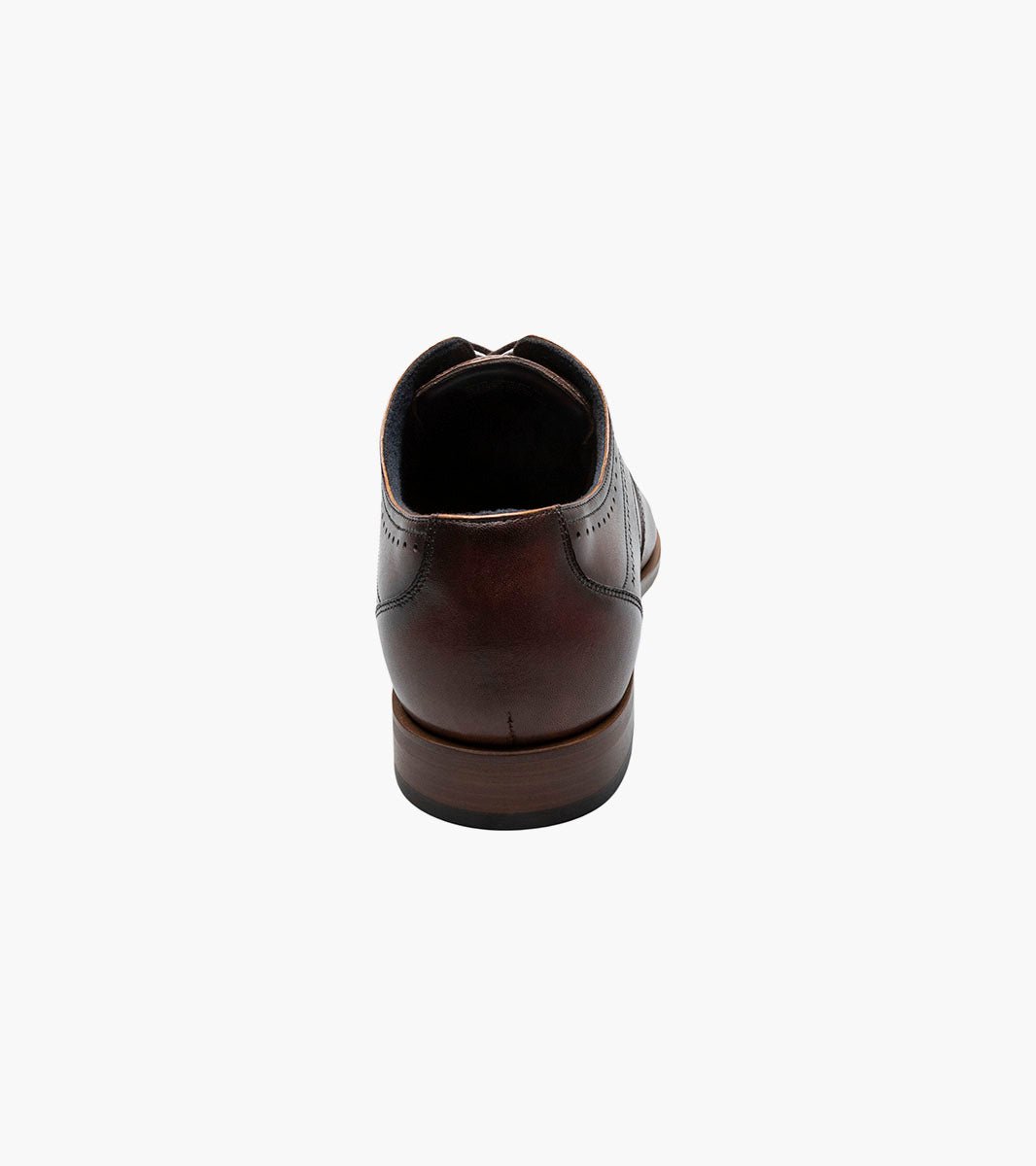 Stacy Adams Brayden Leather Wingtip Oxford Dress Shoes - Brown - Upscale Men's Fashion