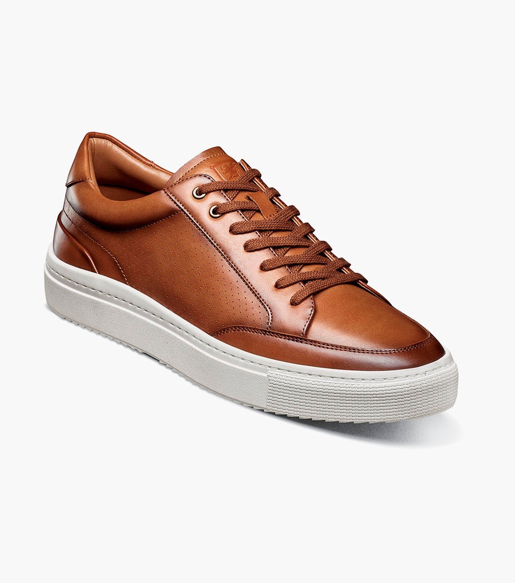 Stacy Adams Dorian Lace-To-Toe Sneaker – Cognac - Upscale Men's Fashion