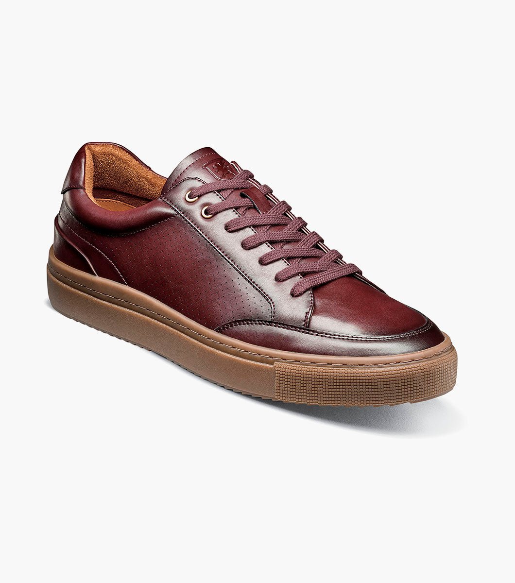 Stacy Adams Dorian Lace-To-Toe Sneaker – Red - Upscale Men's Fashion