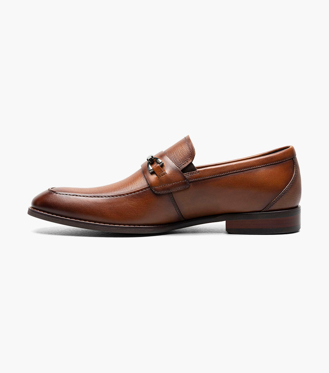 Stacy Adams Kaylor Cognac moc toe bit loafer, view 6