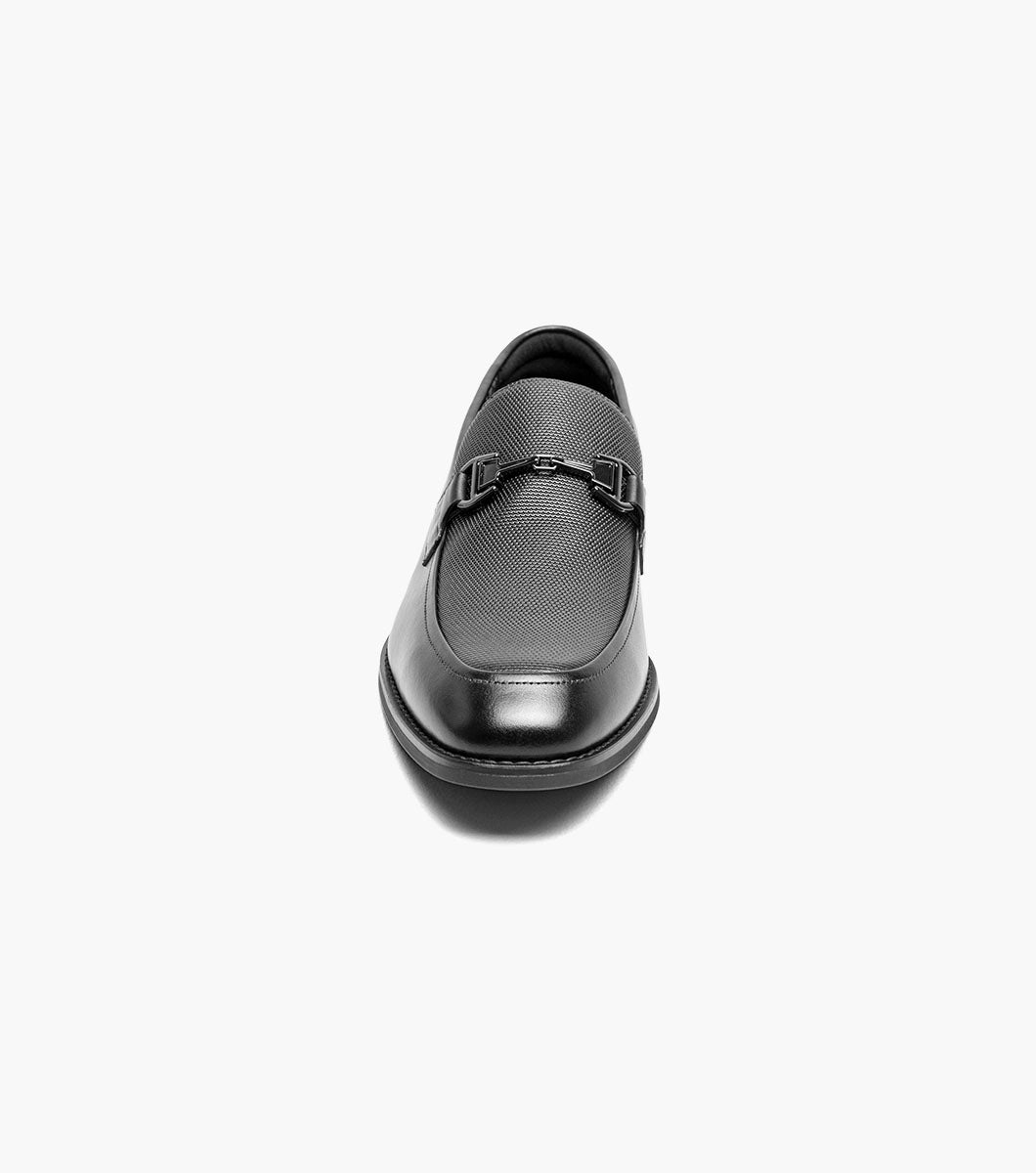 Stacy Adams Lawton black moc toe bit slip-on shoes view 7