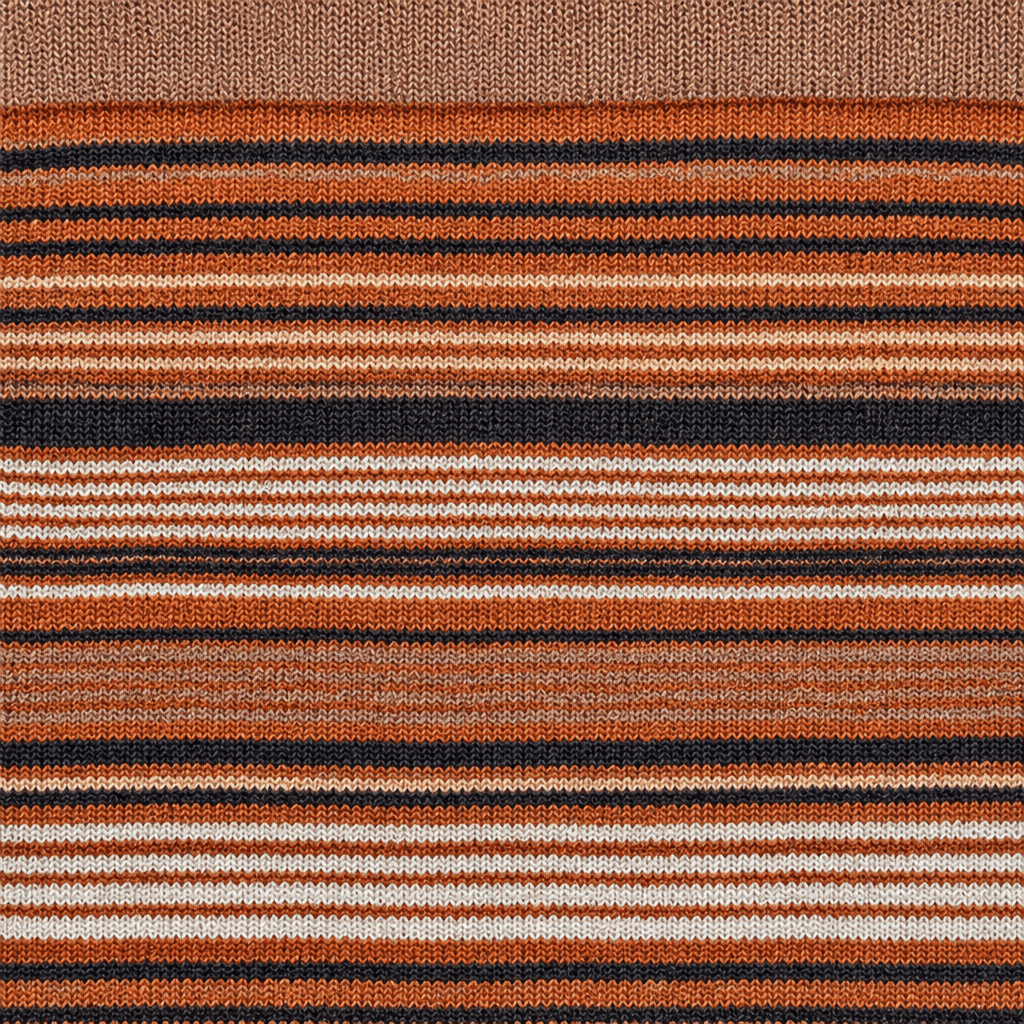 Stacy Adams Men's Brown Striped Crew Dress Socks - Upscale Men's Fashion