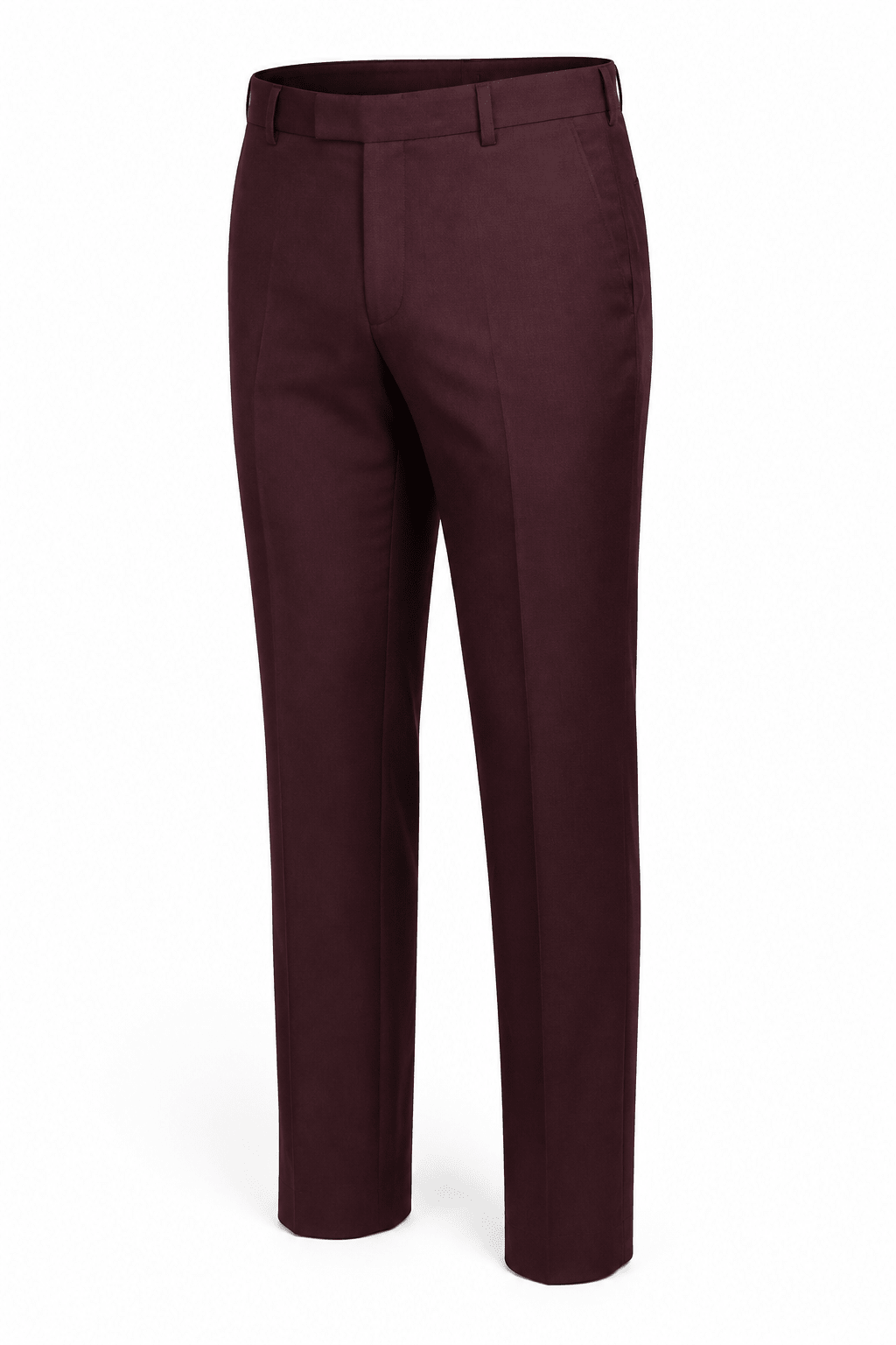 burgundy dress slacks Men's Pre-Hemmed Pants Choose Your Fabric Type:Tri Blend Jersey 56