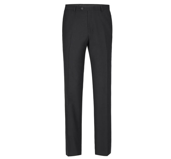 Black Flat Front Pants - Upscale Men's Fashion