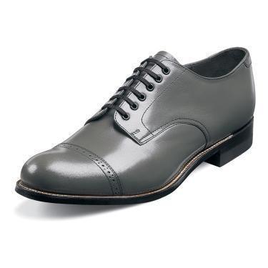 Men's Stacy Adams Madison Shoes Color Steel Gray - Upscale Men's Fashion