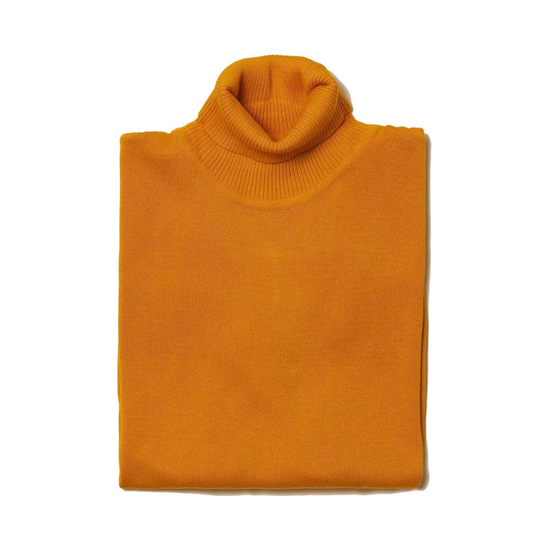 Men's Turtleneck Sweater color Mustard - Upscale Men's Fashion