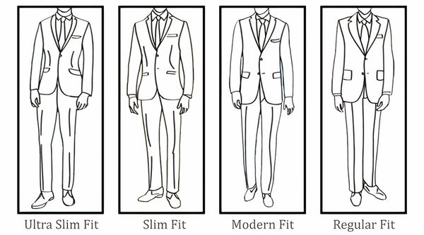 Decoding Suit Fits: Ultra Slim vs. Slim vs. Modern vs. Regular - Find Your Perfect Style