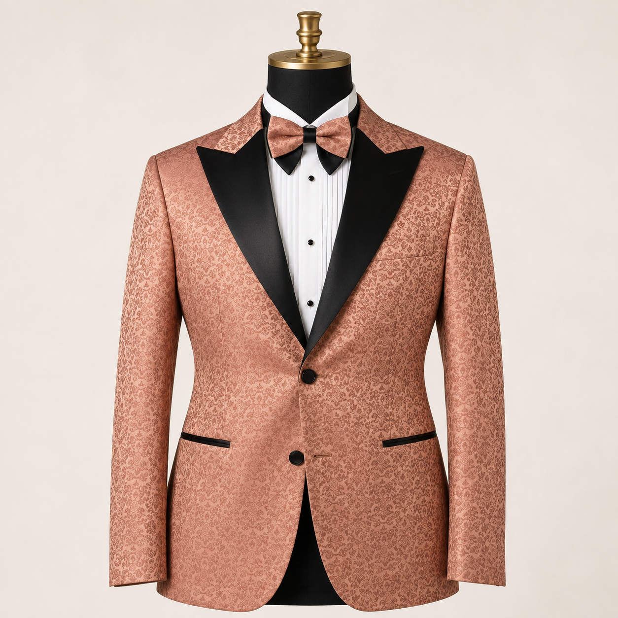 Men's Clay Floral Jacquard Regular Fit Dinner Jacket – Fiorenzo Collection