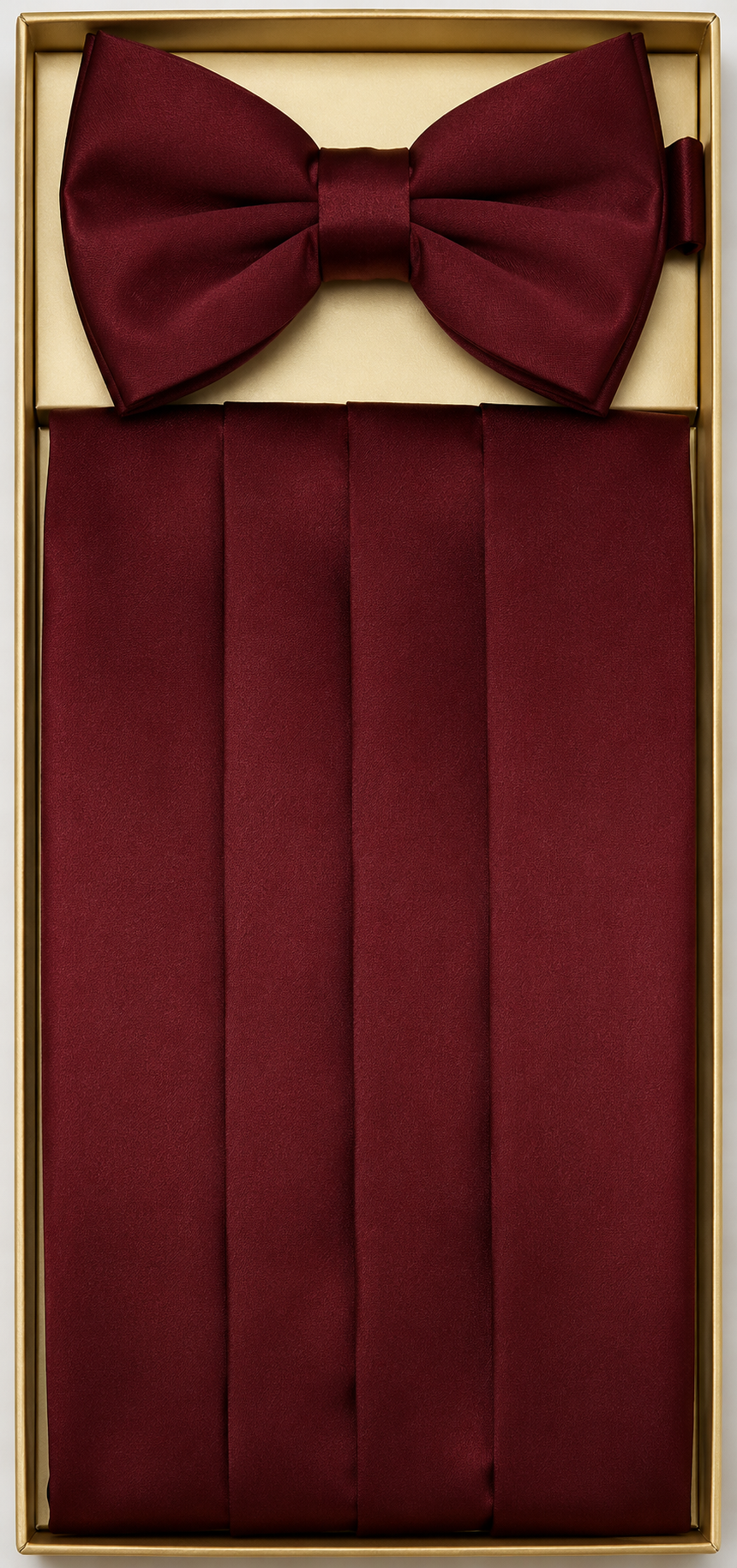 Satin Cummerbund & Bow Tie Set for Men