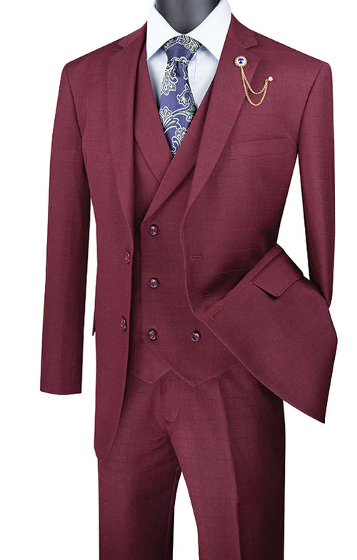 Exective Burgundy Suit