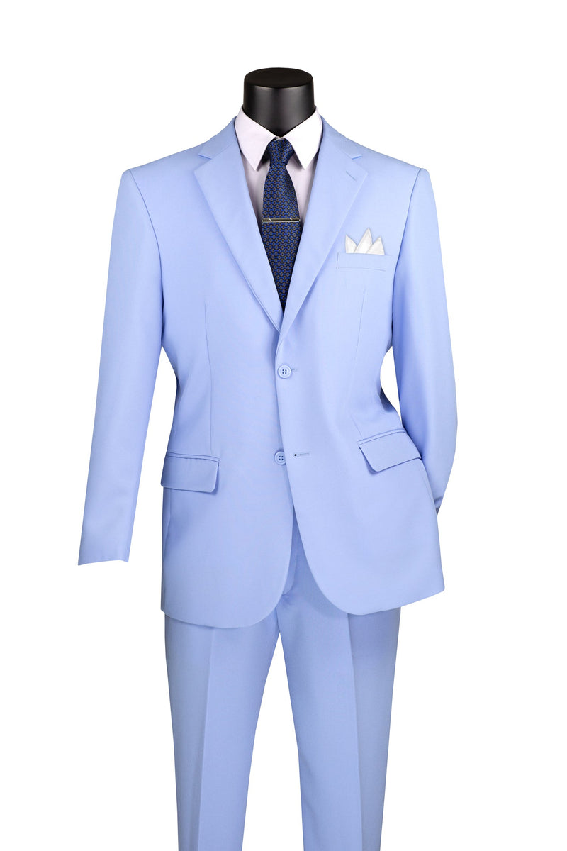 Suit - Light Blue Regular Fit 2 Piece Suit