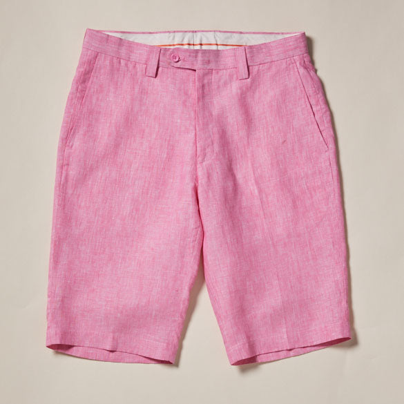 Premium Linen Flat Front Short