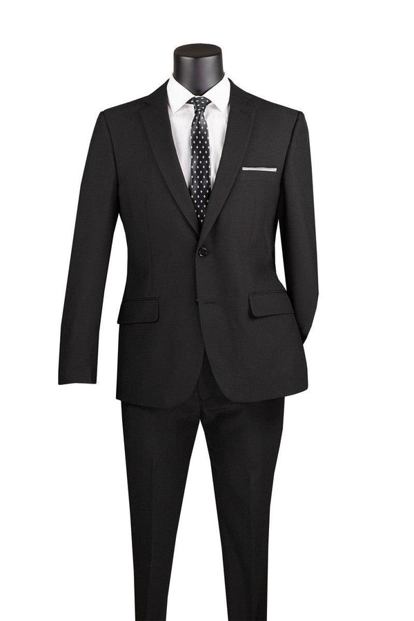 Suit - Black Slim Fit 2 Piece Suit