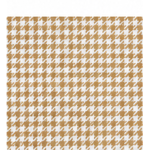 Beige houndstooth shirt fabric swatch