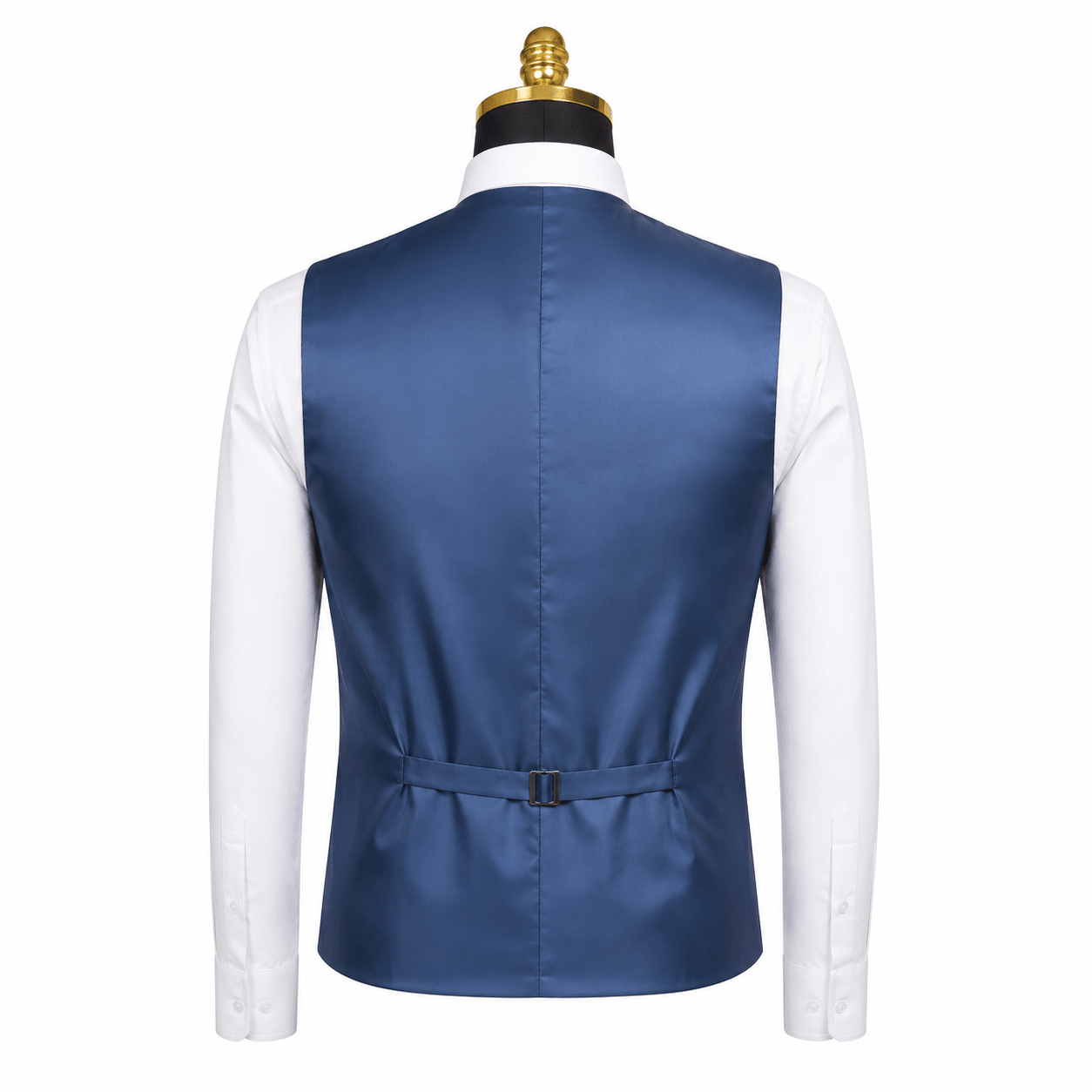 Ferera Collection Men's French Blue Modern Fit Suit Vest - Upscale Men's Fashion