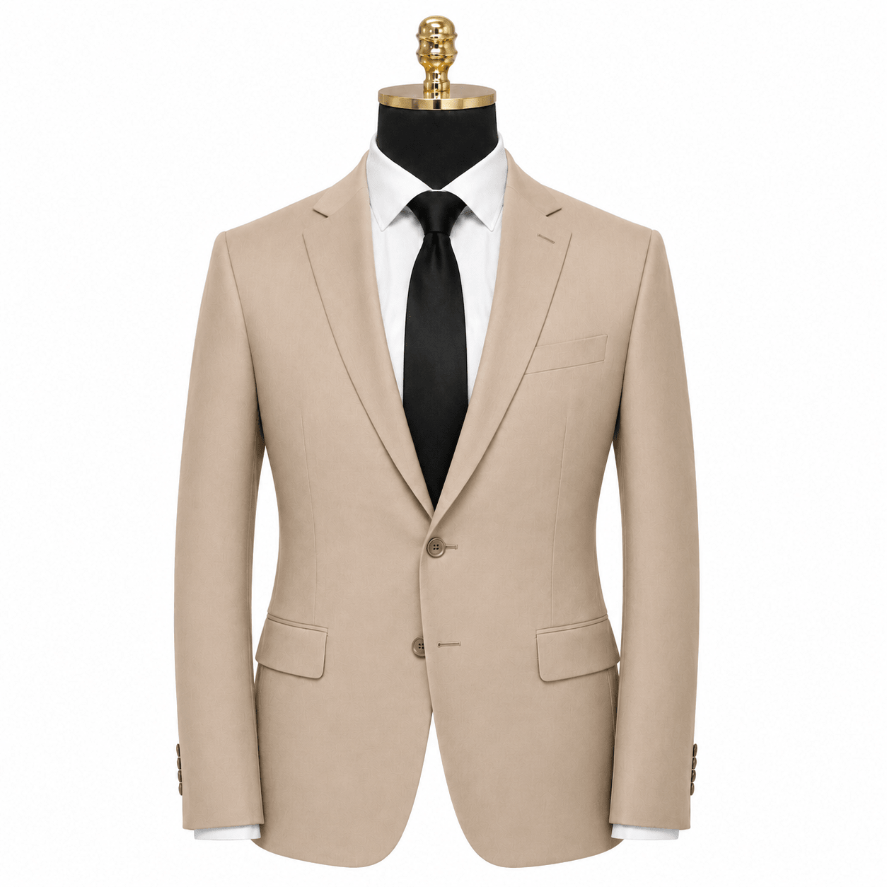 Ferera Collection Men's Tan Modern Fit Suit Jacket - Upscale Men's Fashion