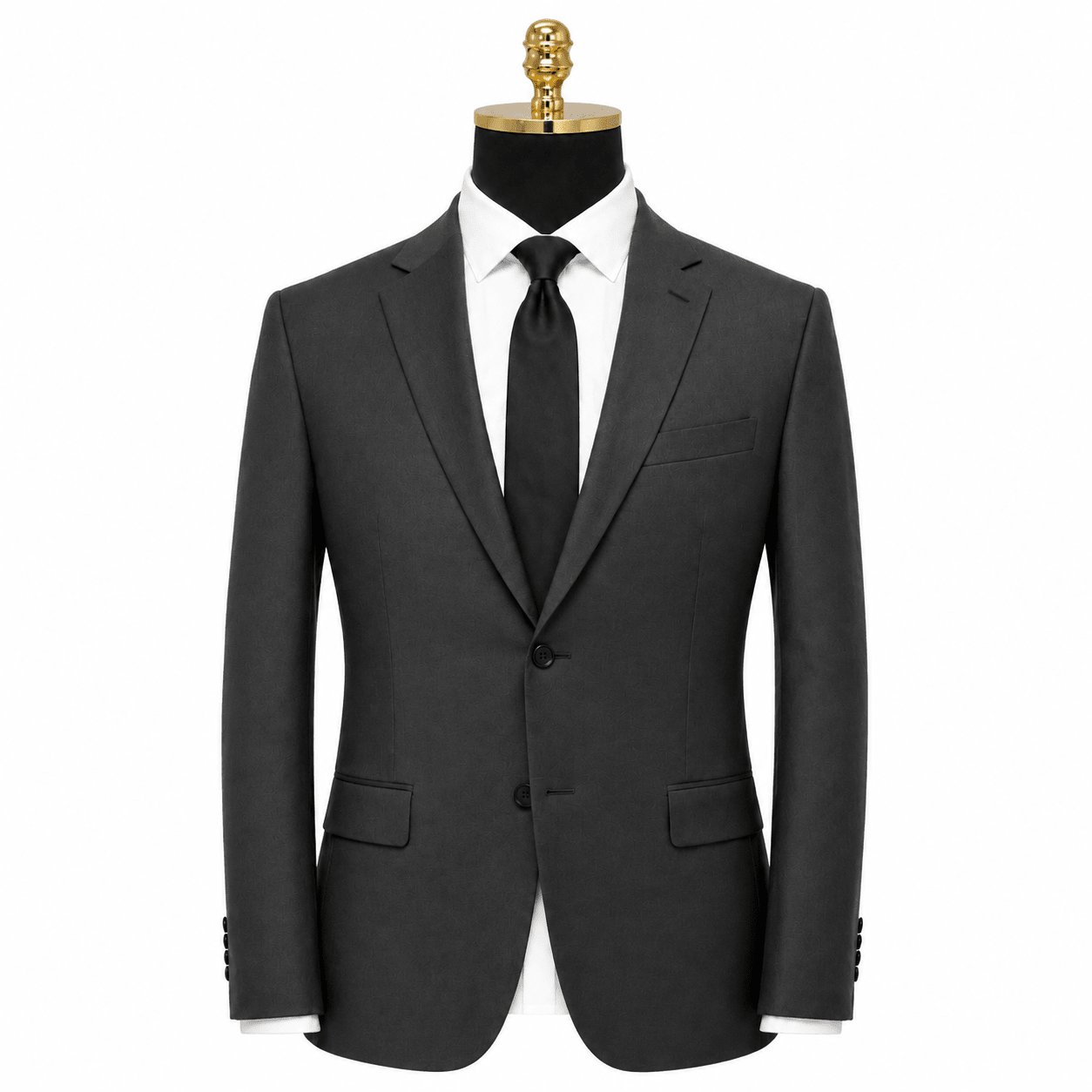 Ferera Collection Men's Dark Gray Slim Fit Suit Jacket - Upscale Men's Fashion