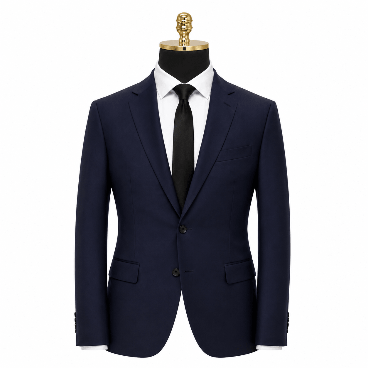 Ferera Collection Men's Navy Slim Fit Suit Jacket - Upscale Men's Fashion