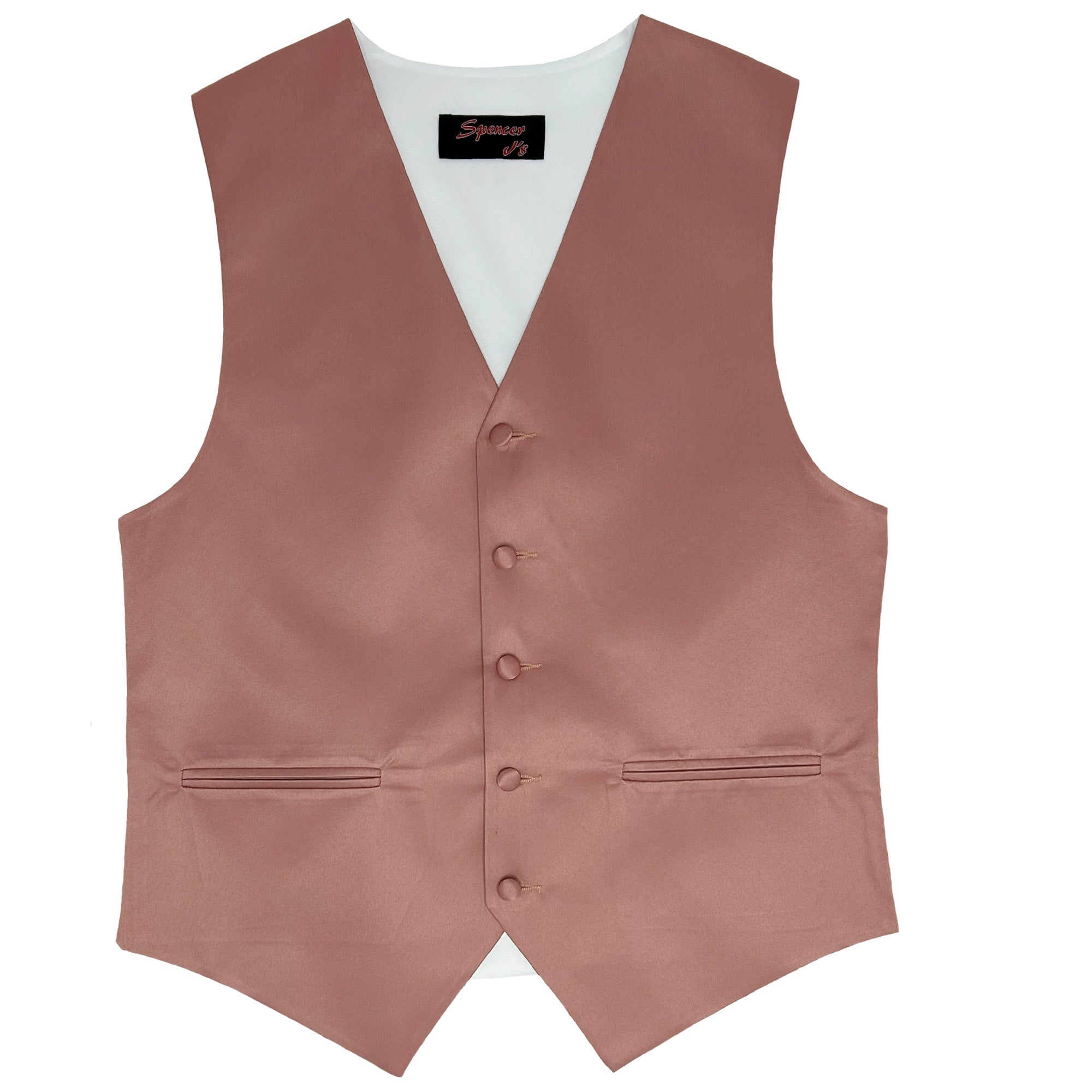 Men’s Bronzer Satin Vest - Upscale Men's Fashion