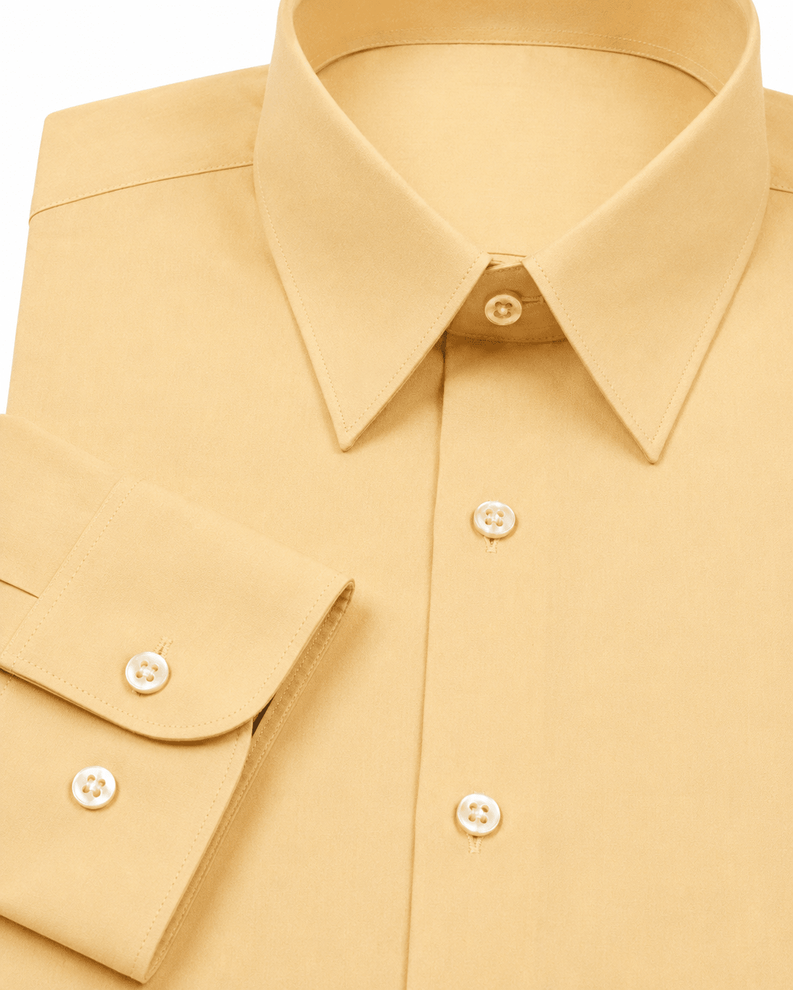 Men's Slim Fit Dress Shirt Color Corn - Upscale Men's Fashion